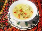 Sopa Thai setas leche coco