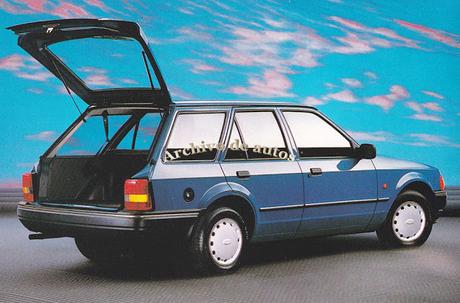 Ford Escort Estate, las rurales del año 1988 del mercado británico
