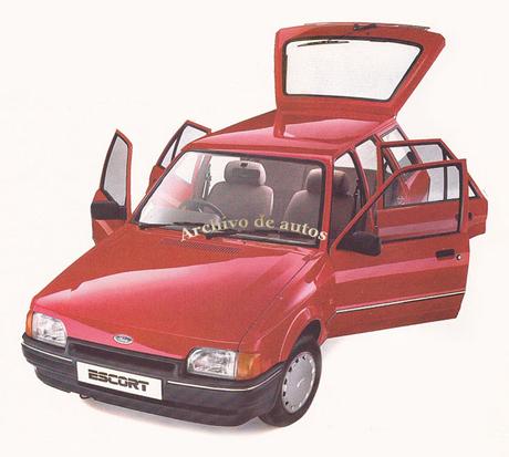 Ford Escort Estate, las rurales del año 1988 del mercado británico