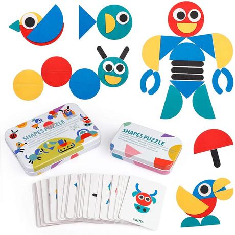 Puzzle creativo de madera