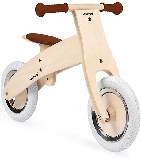 Bicicleta sin pedales de madera