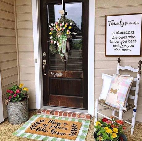 Accesos a la Vivienda , en Estilo Rustico