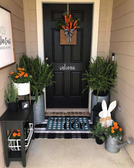 Accesos a la Vivienda , en Estilo Rustico