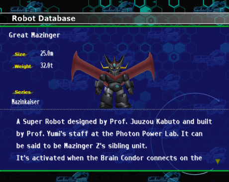 Super Robot Taisen GC de Nintendo GameCube traducido al inglés