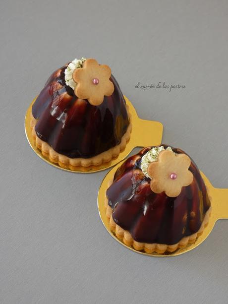 Semifrío de Ruby y Té Matcha