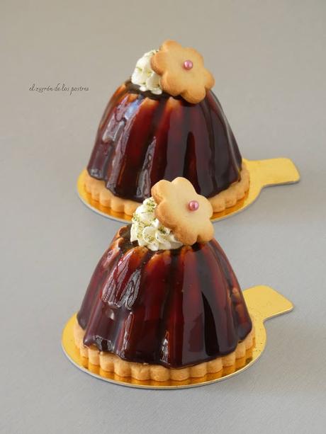 Semifrío de Ruby y Té Matcha