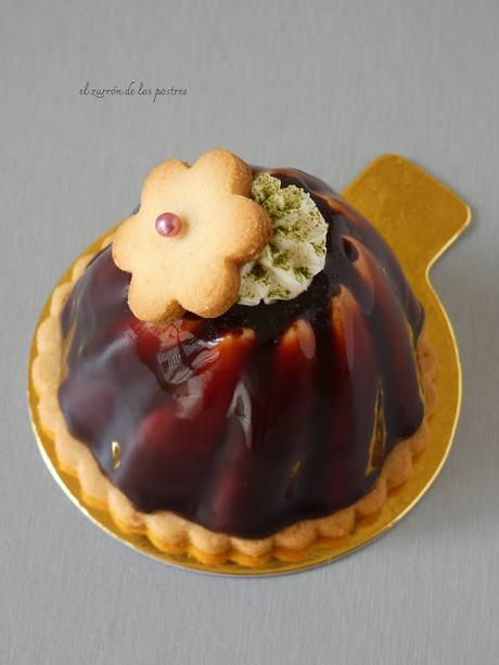 Semifrío de Ruby y Té Matcha