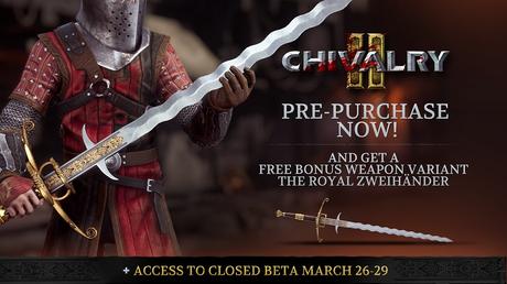 Comienza la beta abierta de Chivalry 2