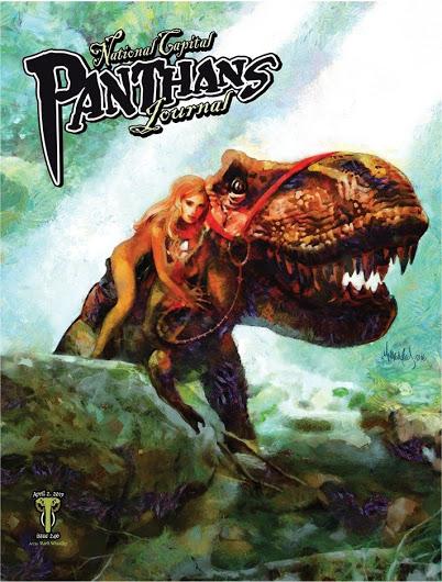 Dinosaurios victorianos y de estética pulp por Mark Wheatley