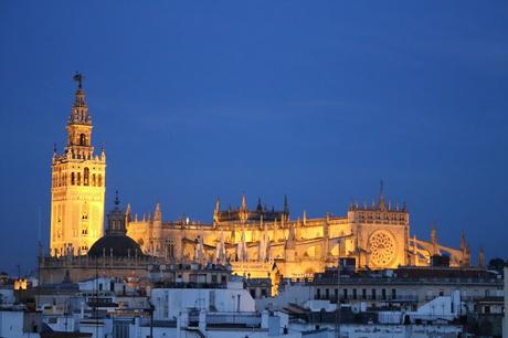 Vistas de la Catedral de Sevilla.