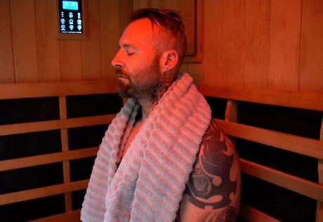 Kris Gethin en la sauna