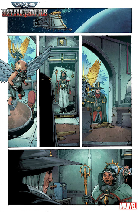 Primeras imágenes del cómic Sisters of Battle (Marvel, GW)