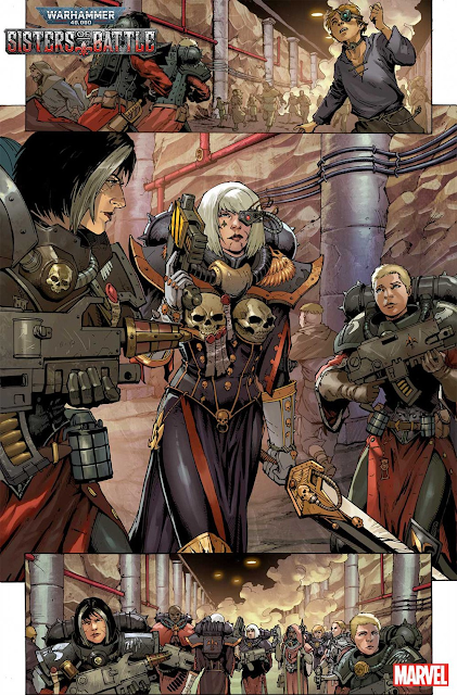 Primeras imágenes del cómic Sisters of Battle (Marvel, GW)