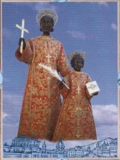 Padre e hijo mártires de Cristo.