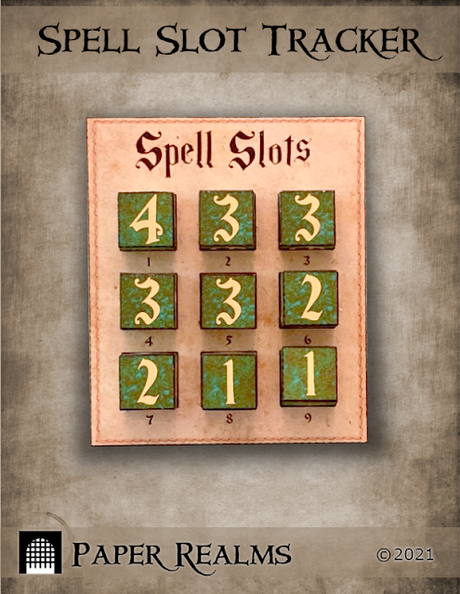 Spell Slot Tracker, de Paper Realms