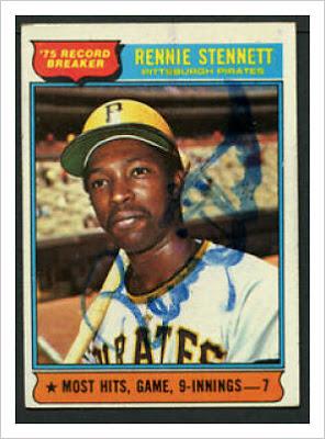 Rennie Stennett, un astro del béisbol profesional. Rennie Stennett, un astro del béisbol profesional.