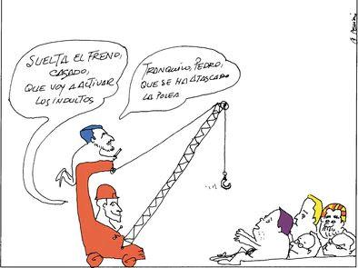 La violencia machista, en España.