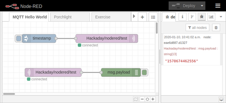 Node-red en Raspeberry Pi