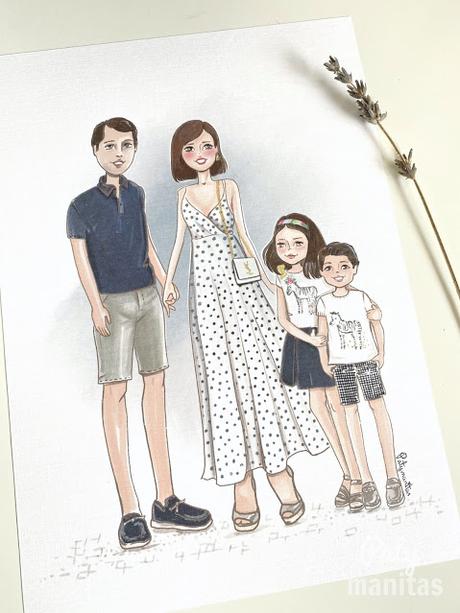 ilustración familia