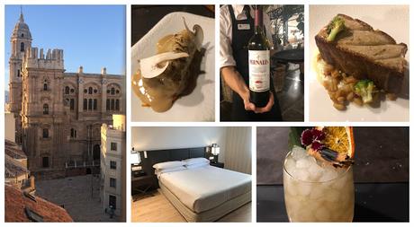 La escapada perfecta en Málaga, cóctel con vistas a la Catedral, Menú Degustación, noche de hotel y desayuno a precio imbatible