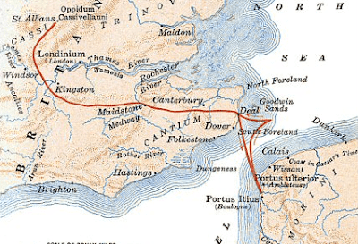 LOS VIAJES DE CAYO JULIO CESAR.