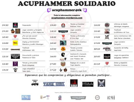 Evento solidario Acuphammer a favor de Menudos Corazones (5 de Junio)