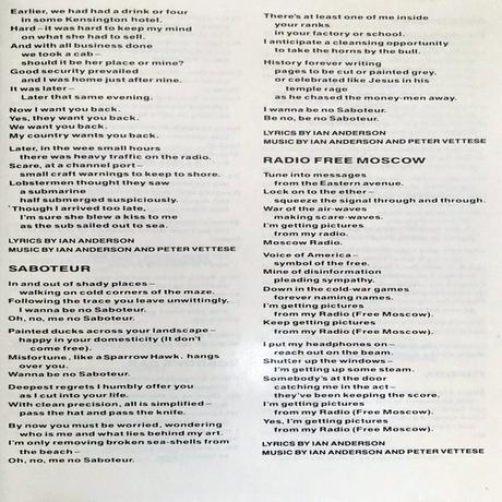 Jethro Tull - Under Wraps (1984)