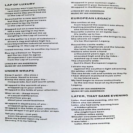 Jethro Tull - Under Wraps (1984)