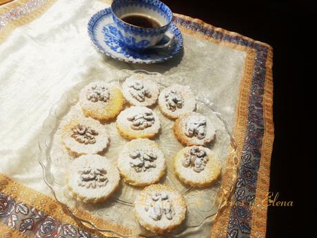 Galletas de mantequilla y nuez