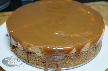 Tarta de queso y dulce de leche, sin horno.