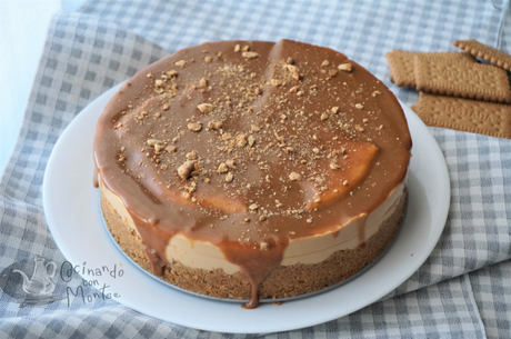 Tarta de queso y dulce de leche, sin horno.