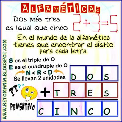 RETOS MATEMÁTICOS - ACERTIJOS RETOS MATEMÁTICOS - ACERTIJOS