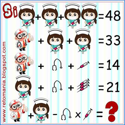 DESCUBRE EL RESULTADO Acertijos, Acertijos numéricos, Acertijos con Solución, Desafíos matemáticos, Problemas matemáticos, Retos matemáticos, Acertijos con ecuaciones, Descubre el número, Descubre el resultado, El número oculto, ¿Cuál es el número?