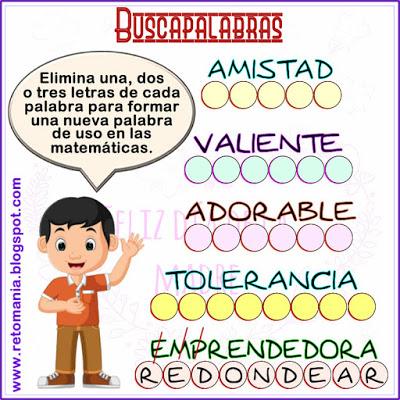RETOS MATEMÁTICOS - DÍA DE LA MADRE RETOS MATEMÁTICOS - DÍA DE LA MADRE