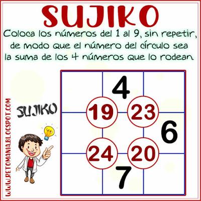 RETOS MATEMÁTICOS Sujiko,Ken Ken,Suko,Desafíos matemáticos,Retos Matemáticos,Retos mentales,Pasatiempos,