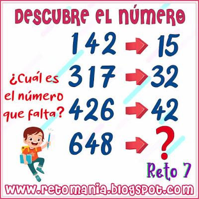 DESCUBRE EL NÚMERO Descubre el Número,Busca el número,El Número que falta,Encuentra el número,Cuadrados Mágicos, retos matemáticos, desafíos matemáticos, problemas matemáticos, retos mentales,