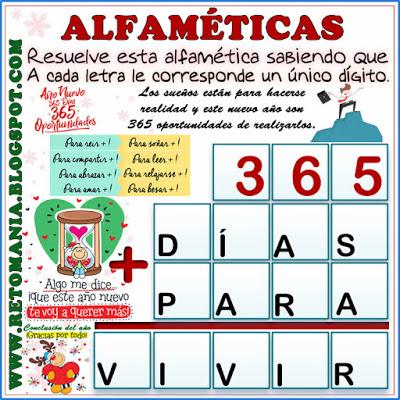 Alfaméticas, Criptoaritméticas, Juego de palabras, Suma de palabras, Criptosuma, Desafíos matemáticos, Retos matemáticos, Problemas matemáticos, Problemas de lógica, Matemática y Navidad, Navidad