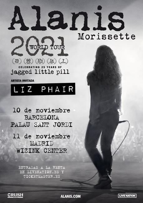 Alanis Morissette en Barcelona y Madrid