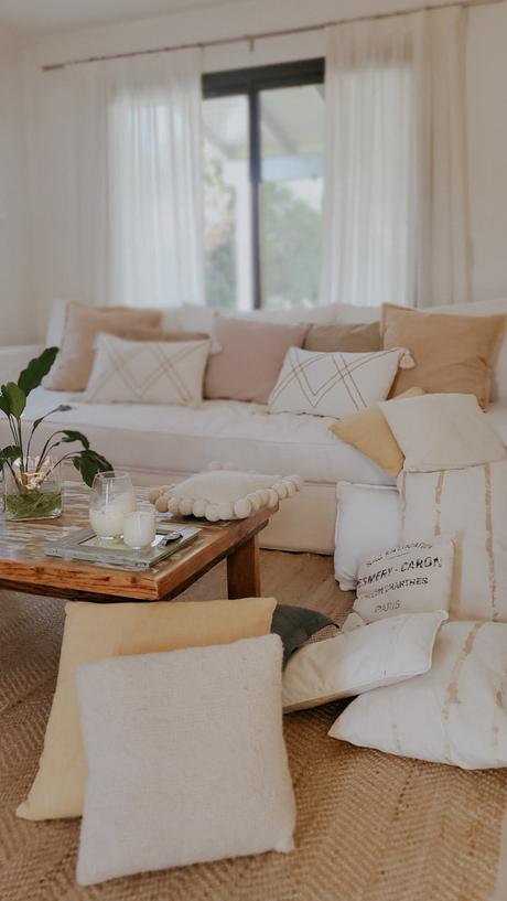 Almohadones: gran recurso para sumar color y textura