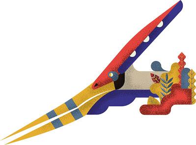 Los coloridos reptiles mesozoicos de Alejandro Esteller