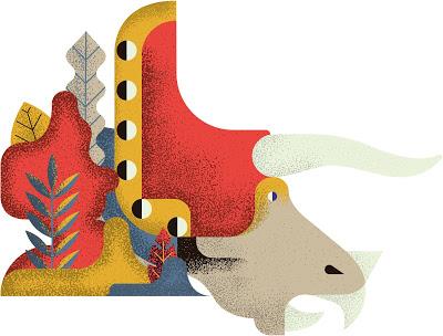 Los coloridos reptiles mesozoicos de Alejandro Esteller