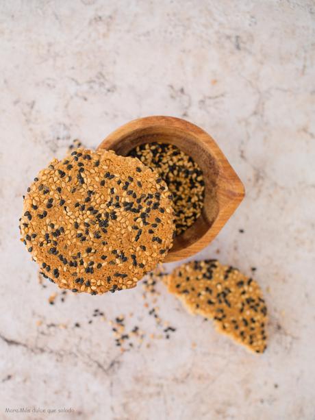 Galletas de tahini veganas y sin gluten