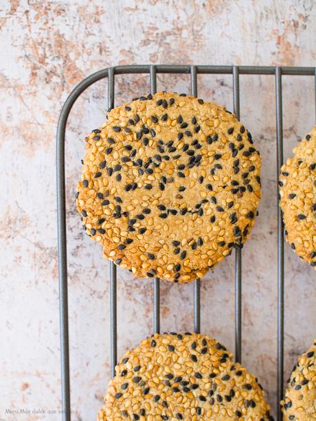 Galletas de tahini veganas y sin gluten