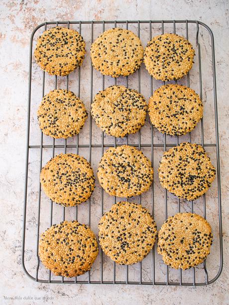 Galletas de tahini veganas y sin gluten