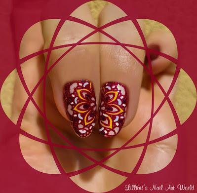 Reto Las locas del nail art mayo 2021: Color libre + mandala Reto Las locas del nail art mayo 2021: Color libre + mandala