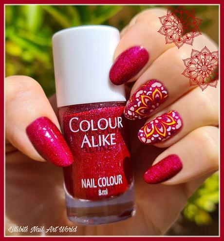 Reto Las locas del nail art mayo 2021: Color libre + mandala