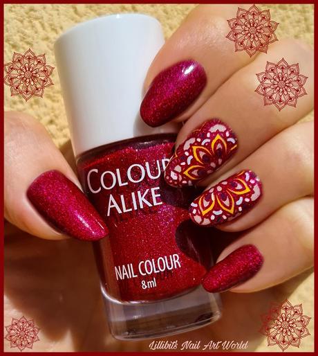 Reto Las locas del nail art mayo 2021: Color libre + mandala