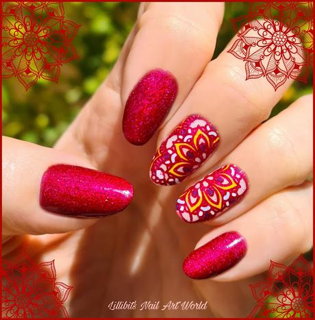 Reto Las locas del nail art mayo 2021: Color libre + mandala