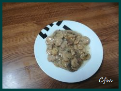 Champiñones en salsa