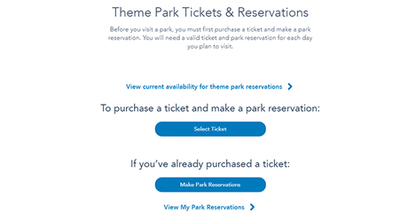 Cómo hacer la reservación para un parque Disney Cómo hacer la reservación para un parque Disney